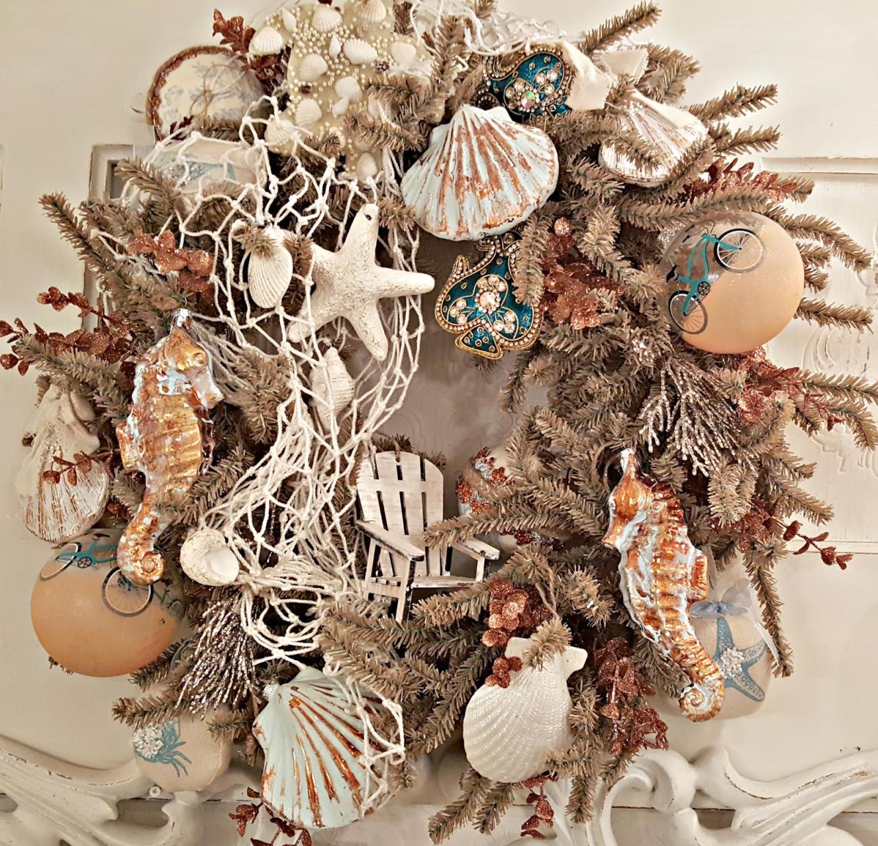 Coastal holiday decorating christmas decor ways banister nautical beachy rope pine branches starfish draped spirit touch perfect over add will