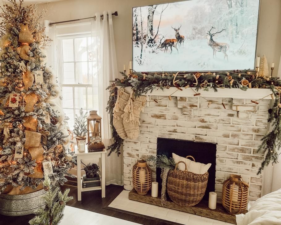 Rustic christmas decorations