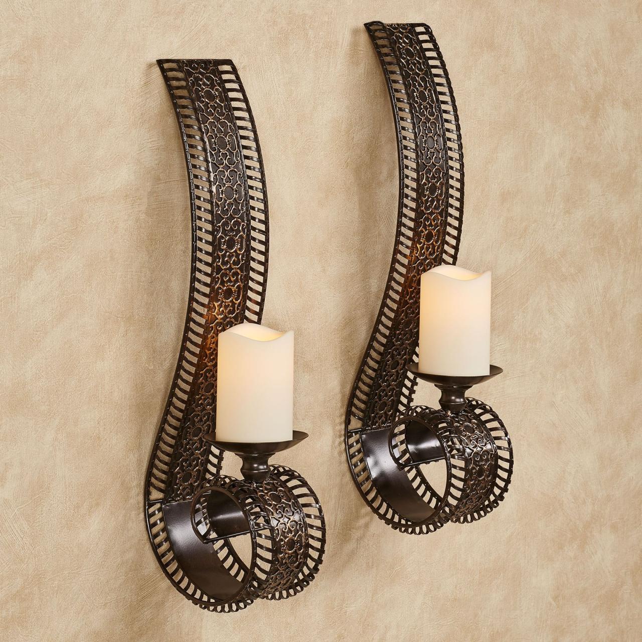 Decorative wall sconces