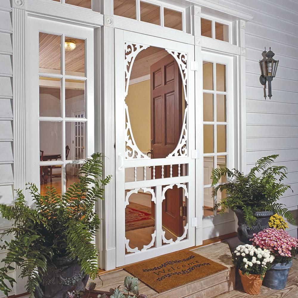 Decorative screen doors