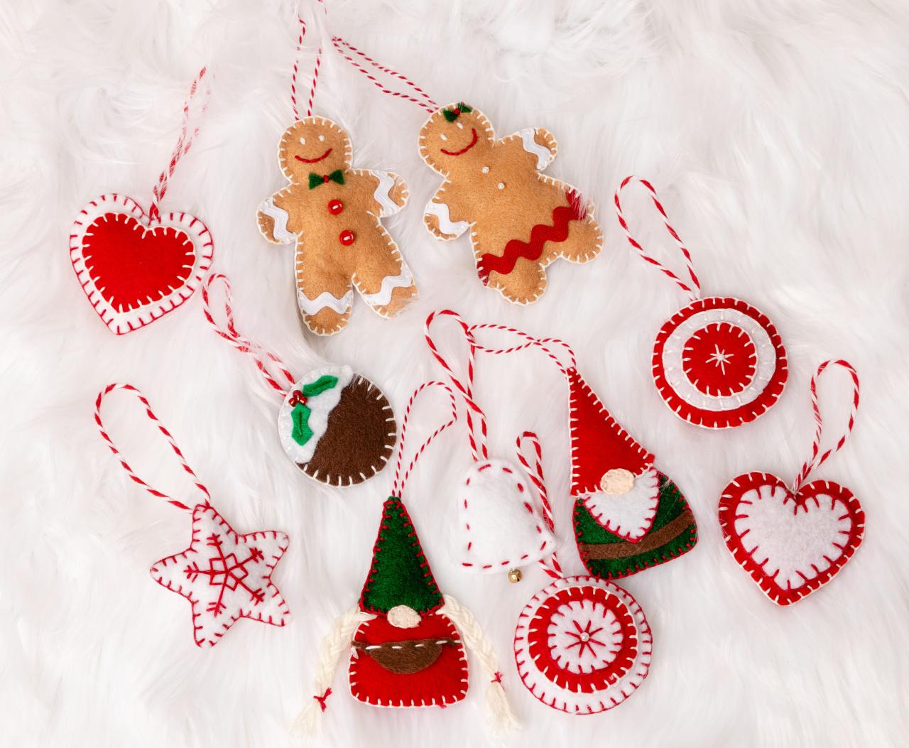 Christmas decoration felt