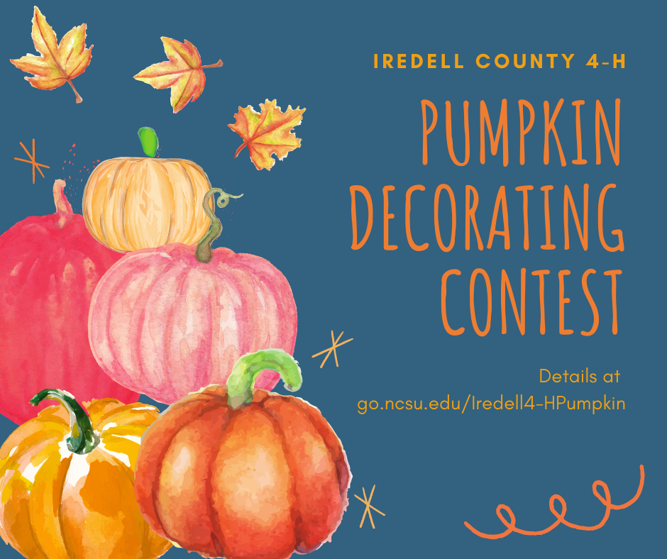 Pumpkin decorating contest