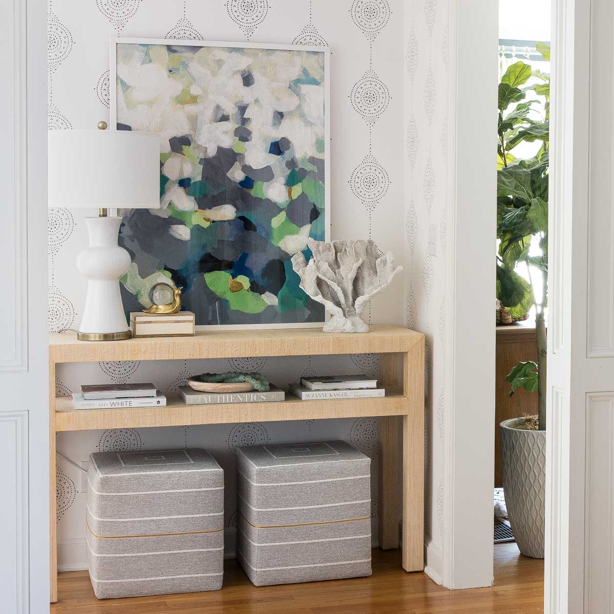 Decorate console table ideas