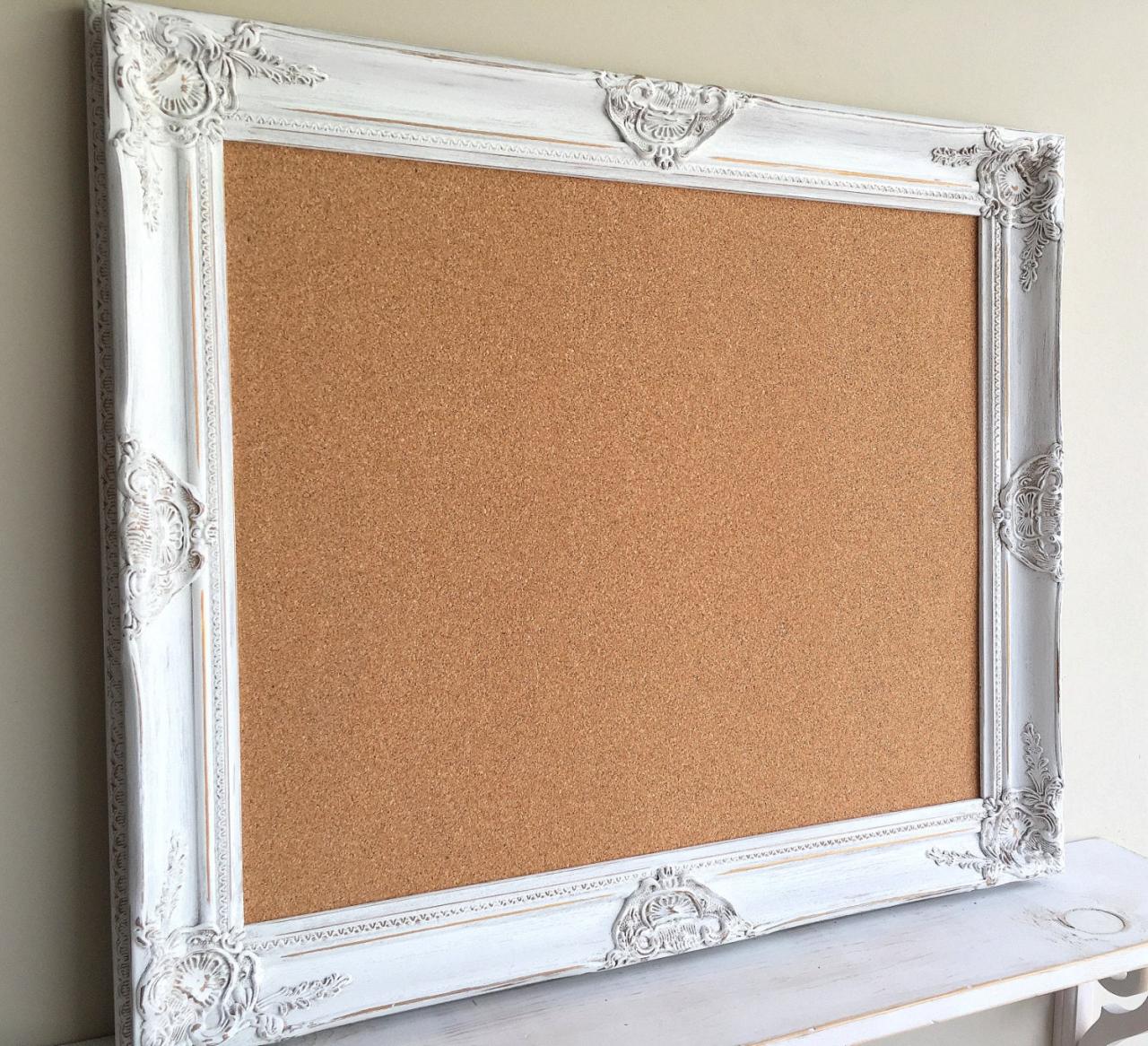 Bulletin office board cork decorative boards desk display framed kitchen visit diy