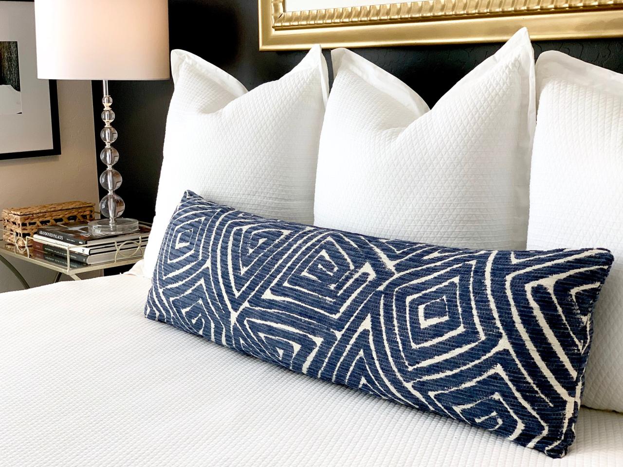 Long decorative pillows