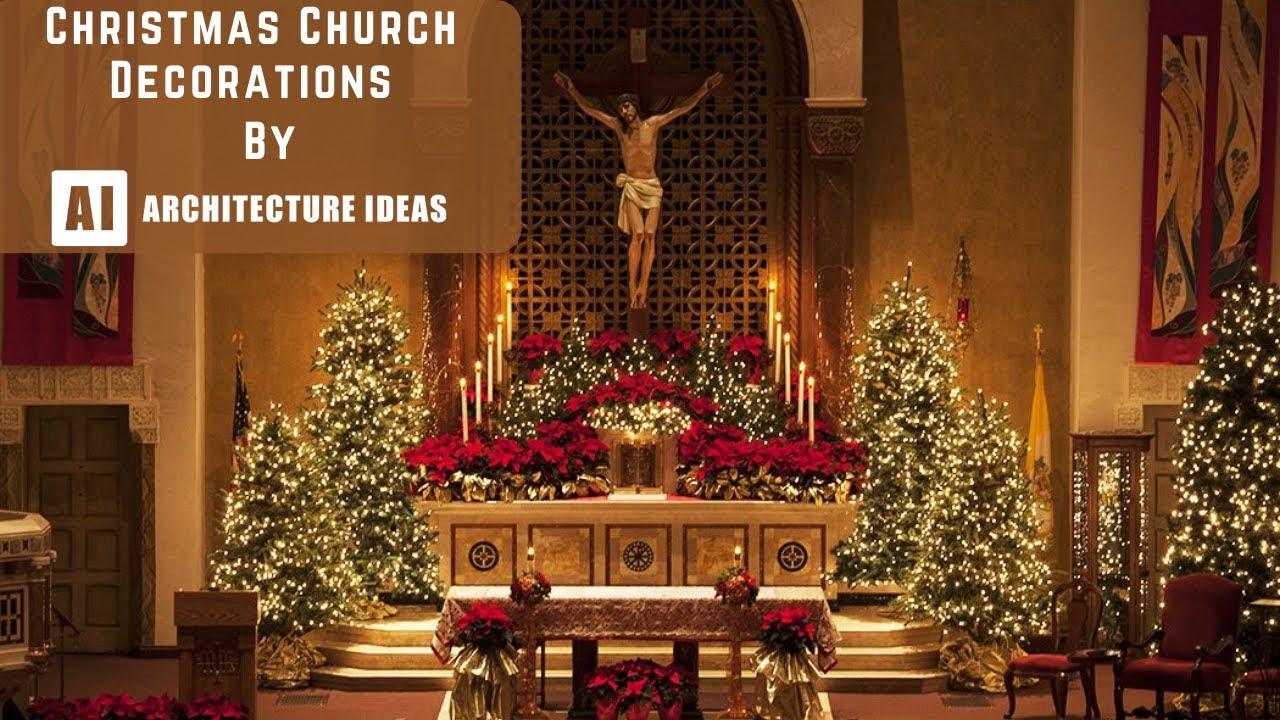 Christmas decor church